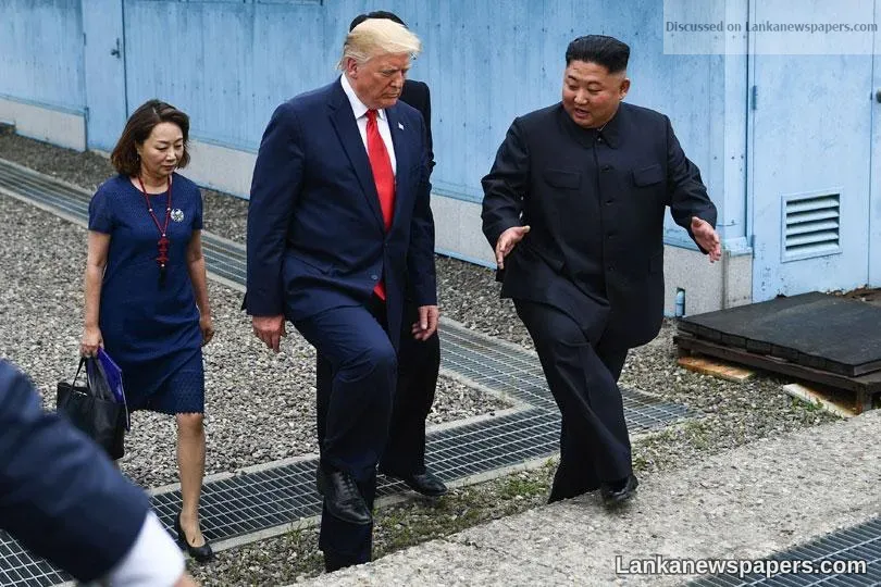 Symbolic meeting at DMZ