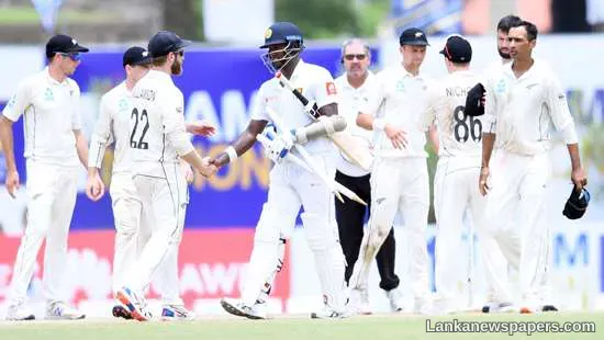 Karunaratne century gives Sri Lanka 1-0 lead