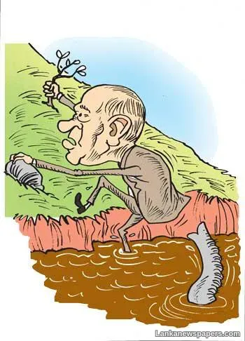 To quit politics in disgust?