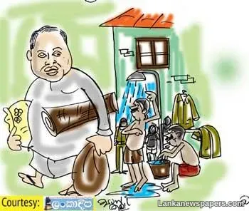 A high-water bill for a vacated official residence!