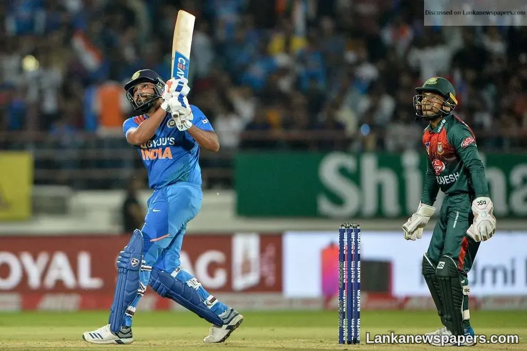 Sharma blitz flattens Bangladesh as India draw level
