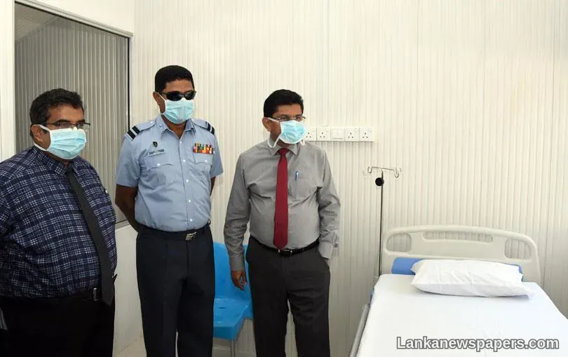 Air Force hands over new Isolation Unit at IDH