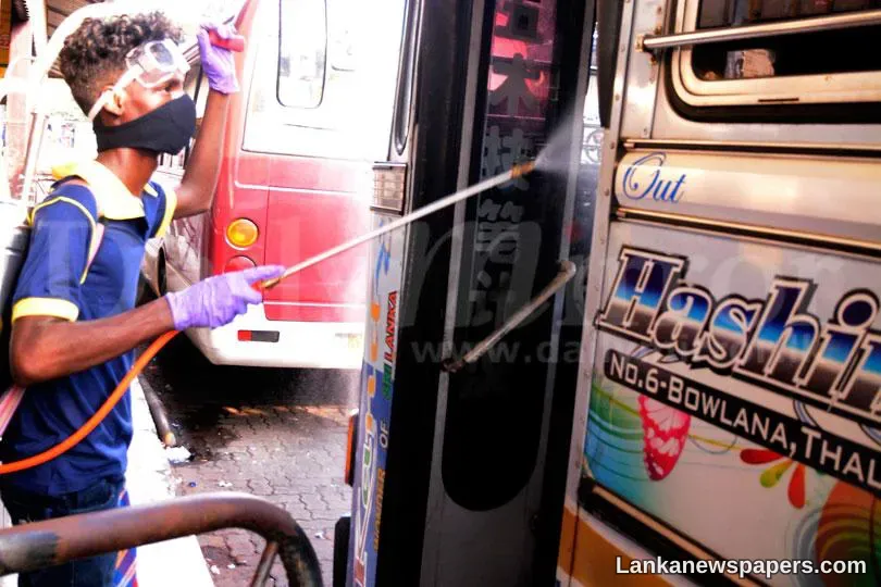 Fumigating buses