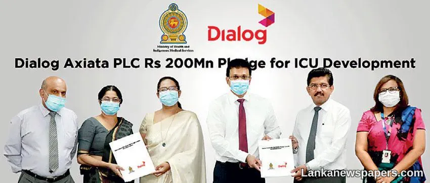Dialog Axiata pledges Rs.200mn for ICU development
