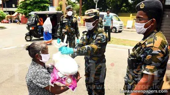 SLAF distributes essential commodities