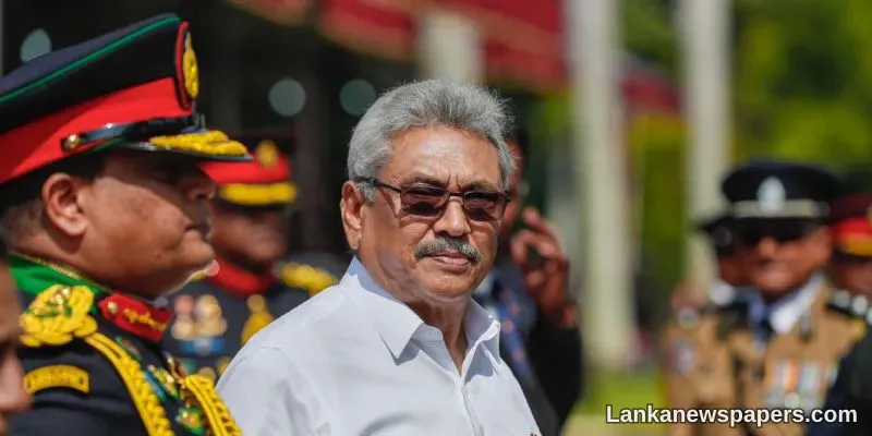 LNP - Gotabaya Rajapaksa arrives at CID
