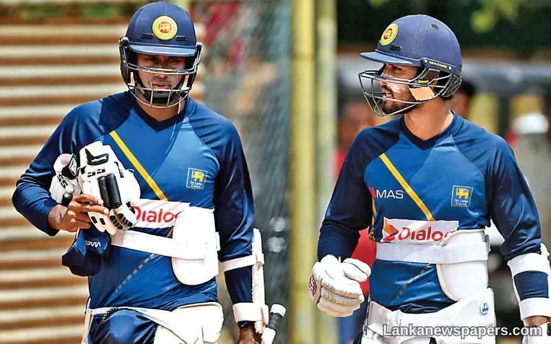 Mathews, Chandimal to join second phase of training