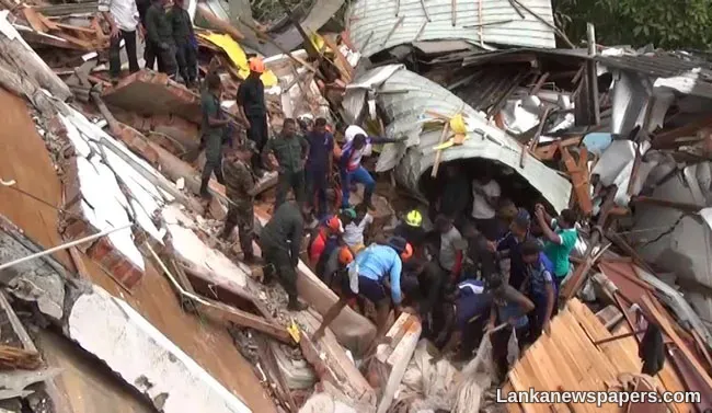 LNP - Kandy building collapse: Bodies of parents recovered