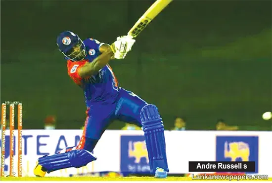 LNP - Andre Russell hammers 65 off 19 balls, Colombo Kings make 96 to win five-over shootout
