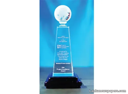 LNP - SLT Mobitel awarded prestigious ‘Project Management Excellence Award – 2020’ by PMI