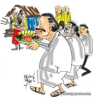 LNP - Queuing up to obtain divine blessings!