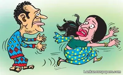 LNP - He gave her a fright!