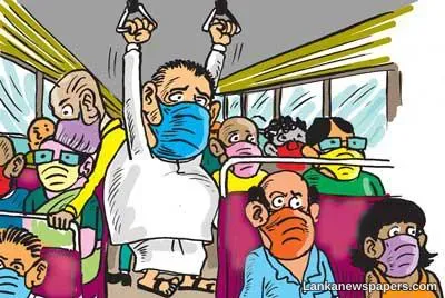 LNP - Diyawanna trio commuting by bus!