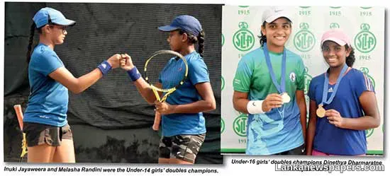 LNP - Chathurya wins third consecutive doubles title