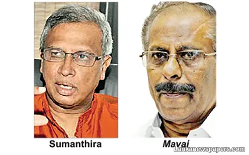 LNP -  news Senathiraja and Sumanthiran lock horns again