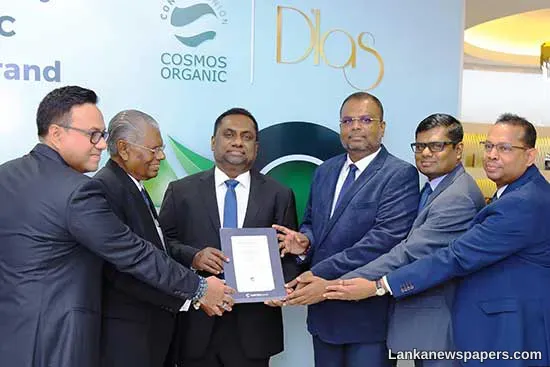LNP - D’las Int’l – ‘first SL company’ to obtain COSMOS organic certification