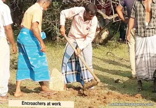 LNP - Govt.-backed racketeers run riot: 3,000 acres grabbed in Somawathiya National Park within two days