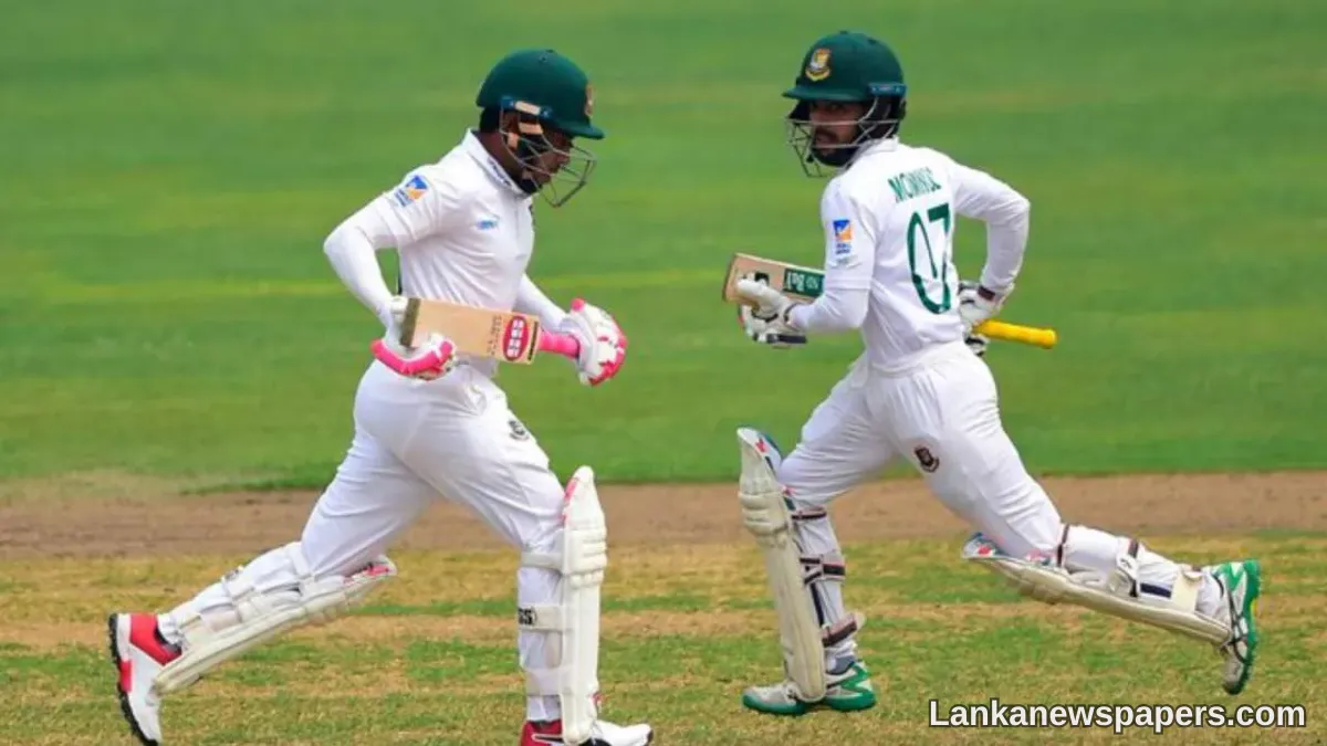 LNP - Shanto strikes ton as Bangladesh take control of first Test