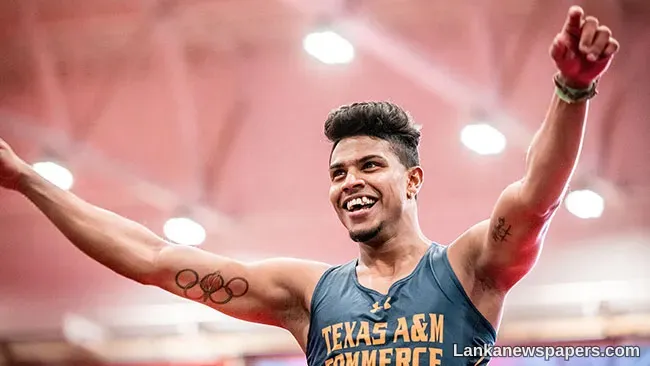 LNP - Ushan Thiwanka sets new Sri Lanka and South Asia high jump record