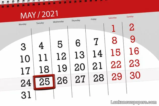 LNP - May 24, 25 declared special government holidays