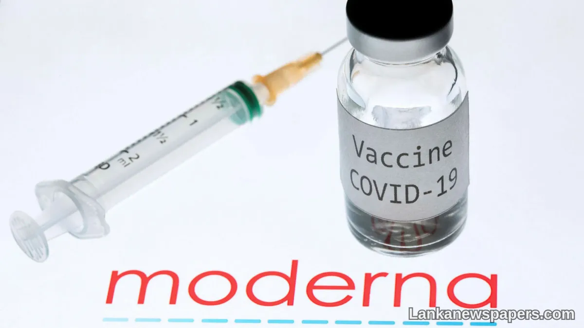 LNP - Sri Lanka to get one million Moderna vaccine doses next month from COVAX