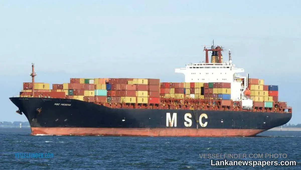 LNP - Container ship en route from Colombo disabled, adrift after fire in Indian ocean
