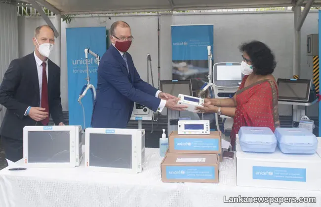 LNP - Sri Lanka receives ICU equipment to battle COVID-19 pandemic