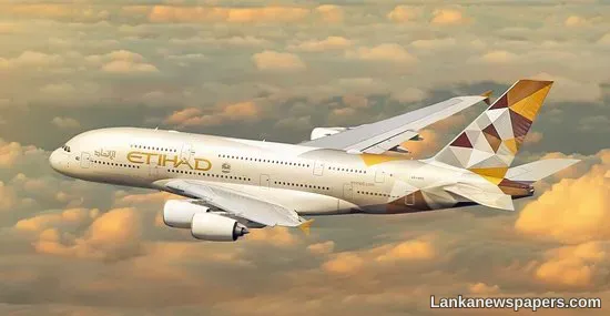 LNP - Etihad Airways: Flights suspended from Sri Lanka & three other countries