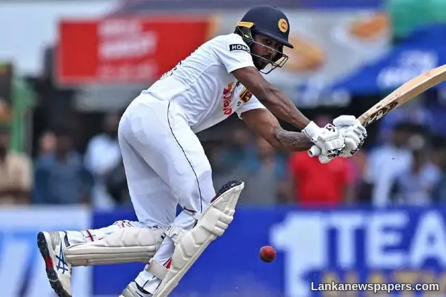 LNP - Kamindu Mendis slams 4th Test century, equals world Test record