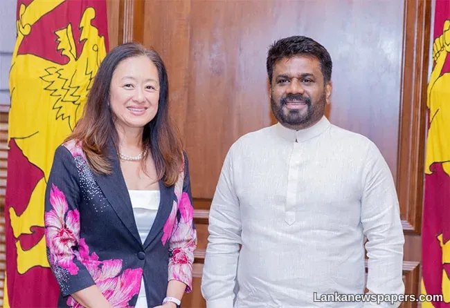 LNP - US Ambassador Julie Chung calls on President Dissanayake