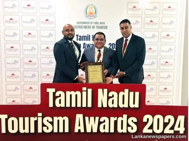 LNP - SriLankan Airlines wins Tamil Nadu tourism’s top honor