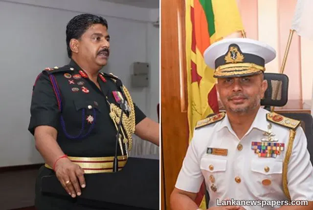 LNP - New Commanders appointed to Sri Lanka Army and Navy