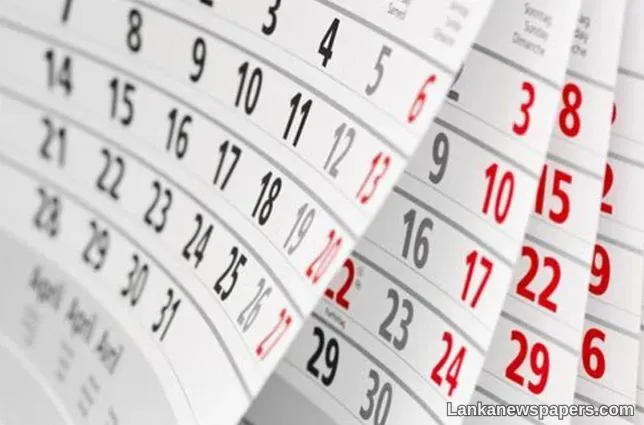 LNP - Sri Lanka’s 2025 holiday calendar: Here’s the full list