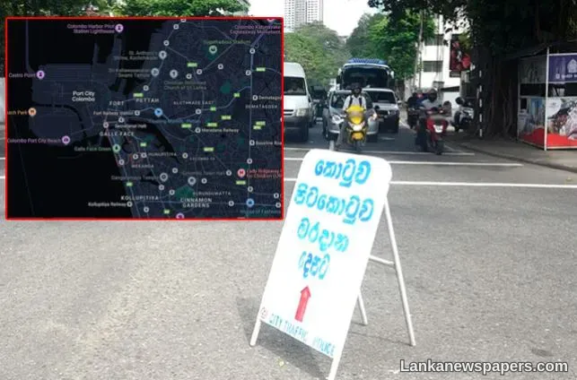 LNP - Special traffic and parking plan in Colombo on New Year’s eve