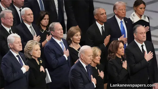 LNP - All five living US presidents unite at funeral of Jimmy Carter