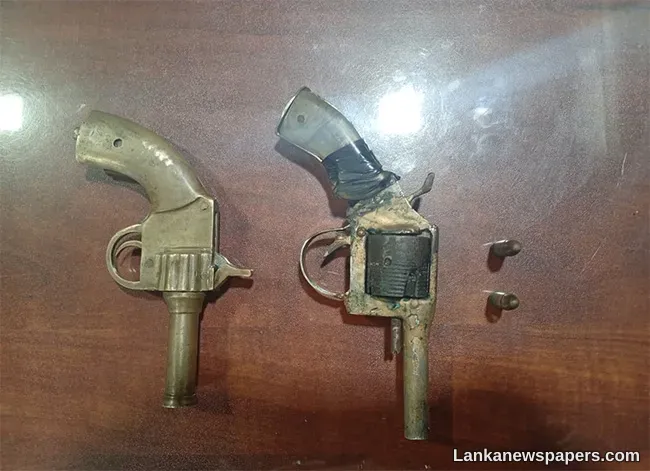 LNP - Woman arrested with two firearms, ammunition, and swords in Habaraduwa