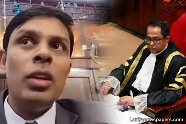 LNP - Speaker tables report on MP Ramanathan Archchuna’s conduct