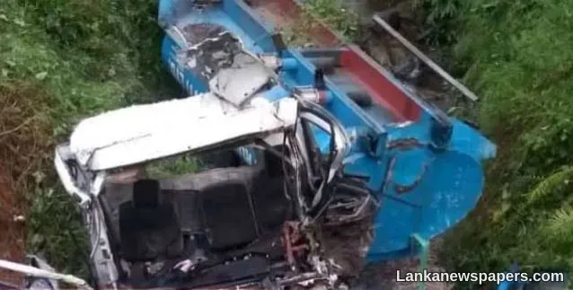 LNP - Two dead, one injured as bowser plunges into 30-foot precipice