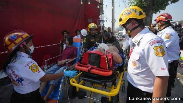 LNP - Scores dead, many missing as strong earthquakes rock Myanmar, Thailand