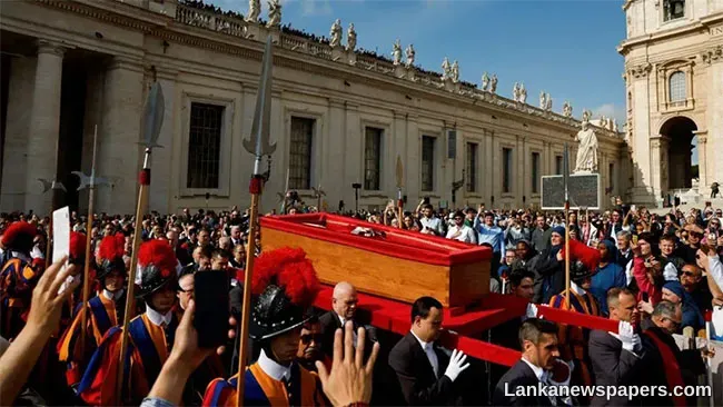 LNP - Sri Lanka declares national day of mourning for Pope’s funeral