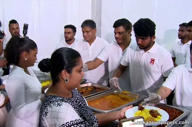 LNP - 24-hour ‘Dansala’ organized by TV Derana commences