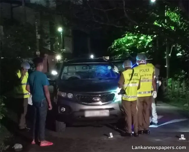 LNP -Shots fired at Thusitha Halloluwa’s vehicle