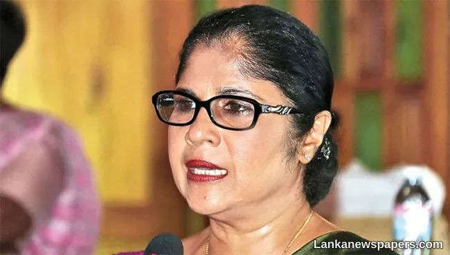 LNP - Bribery Commission files case against former Minister Chandrani Bandara