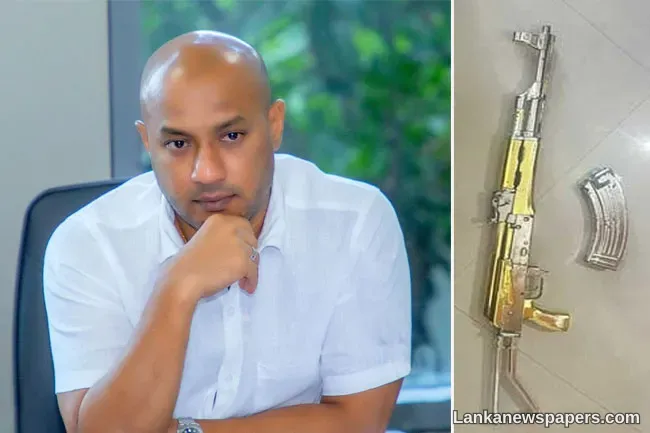 LNP - Duminda Dissanayake arrested over ‘gold-plated’ T-56 firearm
