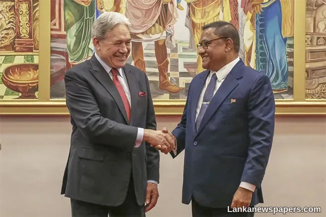 LNP - Sri Lanka and New Zealand discuss ways to deepen bilateral trade and investment ties