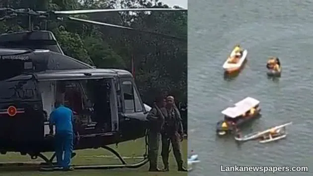LNP - Update: Six die in Bell 212 helicopter crash in Maduru Oya