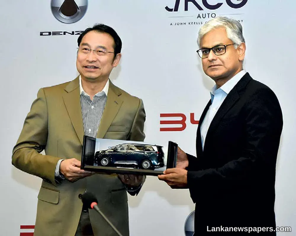 LNP - BYD EV demand in Sri Lanka “exceeds expectations”: JKH