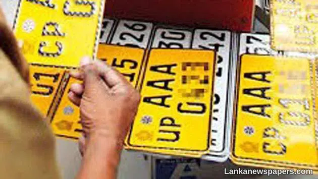 LNP - Issuing of vehicle number plates halted due to shortage