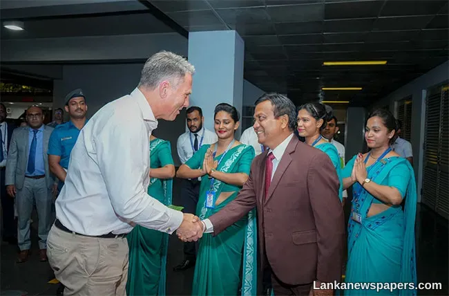 LNP - Australia Deputy PM arrives in Sri Lanka