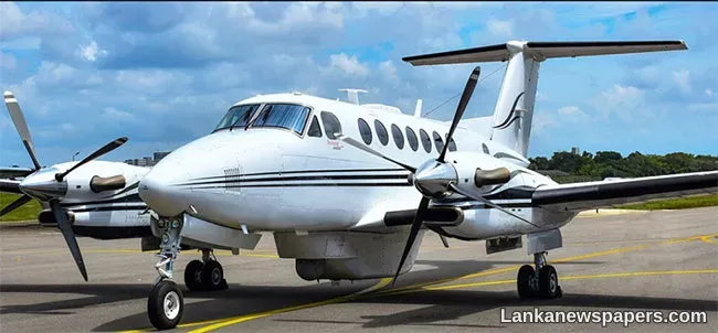 LNP - Beechcraft KA-350 aircraft deployed to locate missing fishermen in Tangalle seas